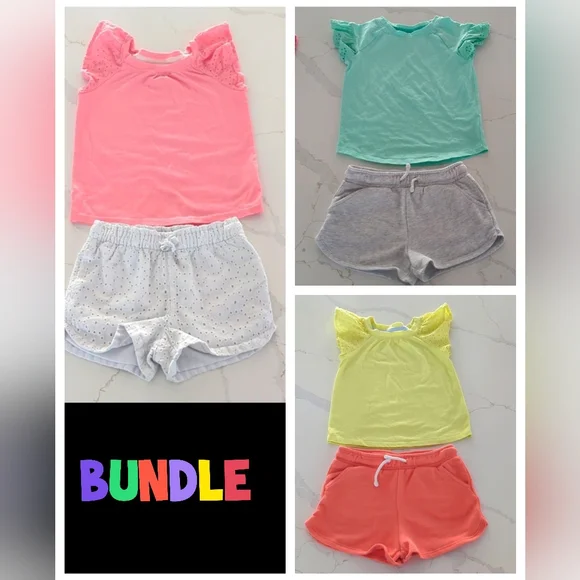 BUNDLE 3 TOPS & 3 SHORTS 3T - Picture 2 of 10